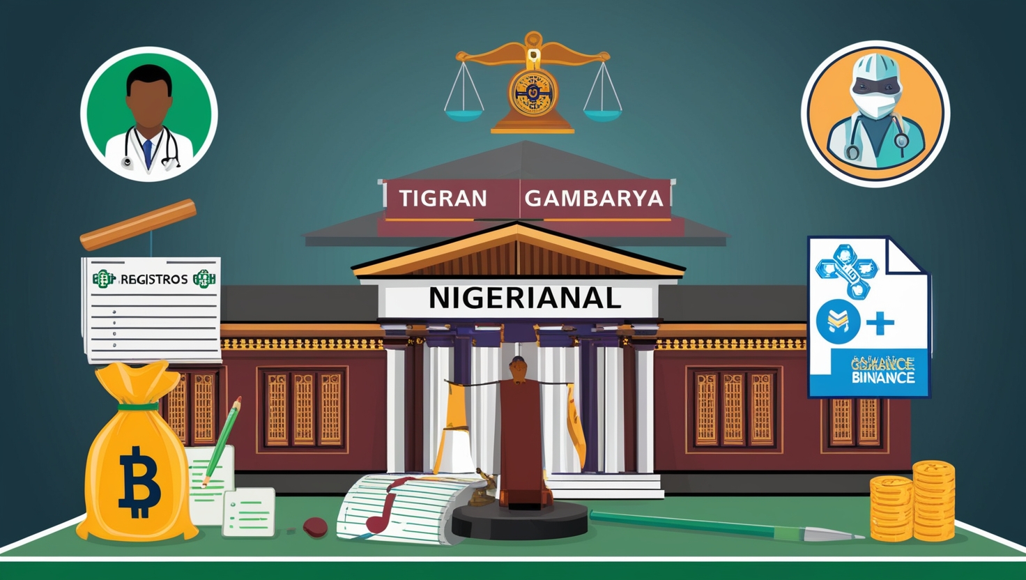 Imagem da noticia Tribunal Nigeriano Ordena Divulgação de Registros Médicos de Tigran Gambaryan, Executivo da Binance Preso